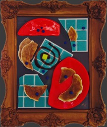 Picasso Prefers Pancakes framed
